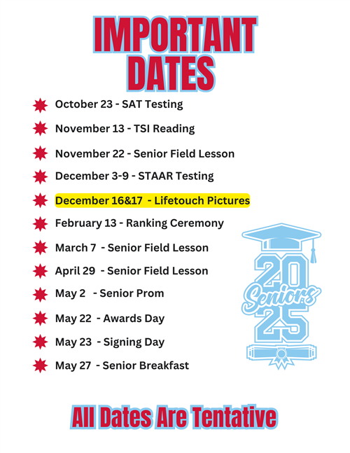 Important Dates